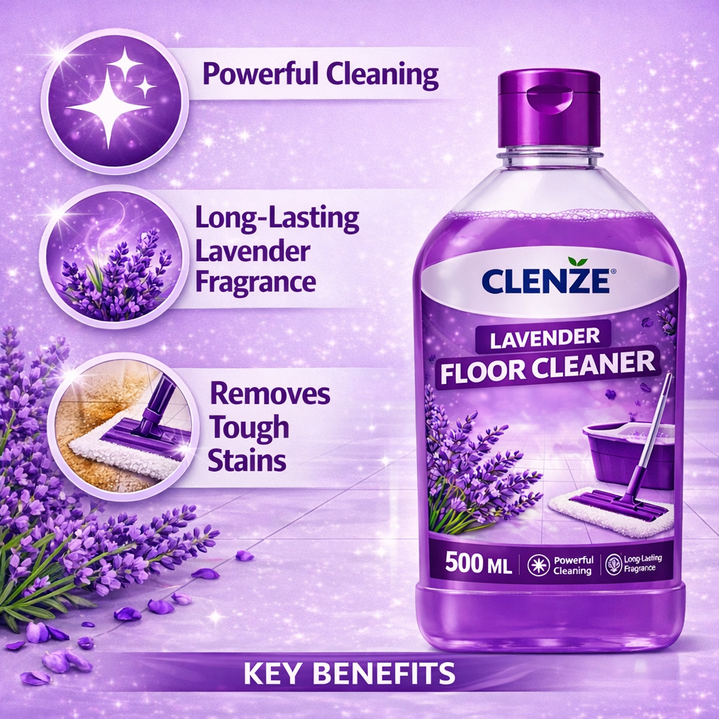 Clenze Surface & Floor Cleaner Lavender 500 ML Bottel - Image 5