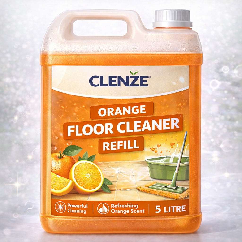 Clenze Surface & Floor Cleaner Orange 5 Liter Refill Bottel