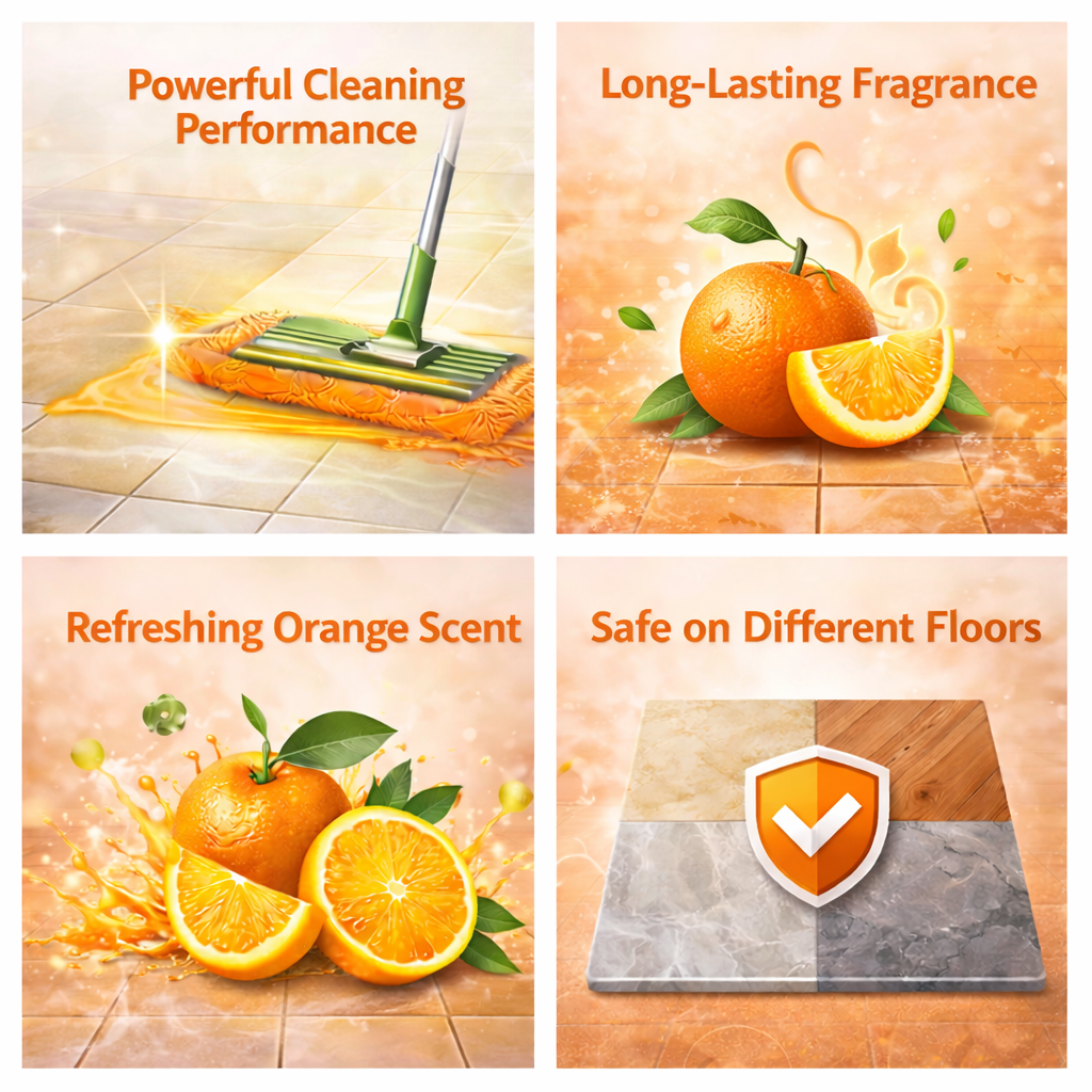 Clenze Surface & Floor Cleaner Orange 500 ML Bottel - Image 5