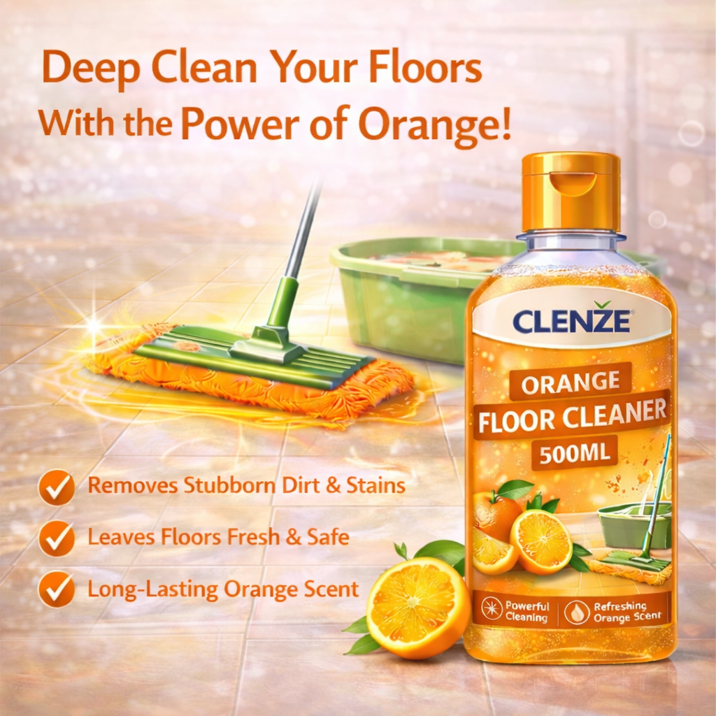 Clenze Surface & Floor Cleaner Orange 500 ML Bottel - Image 4
