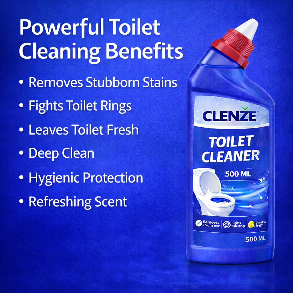 Clenze Toilet Cleaner Liquid 500 ML Bottel - Image 3