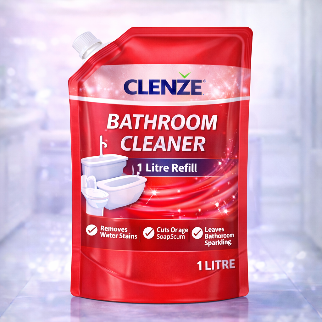 Clenze Bathroom Cleaner Liquid 1 Liter Refill Pouch