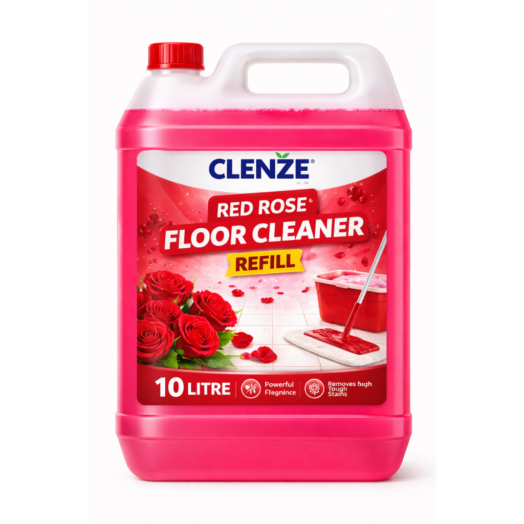 Clenze Surface & Floor Cleaner Red Rose 10 Litre Refill Bottel